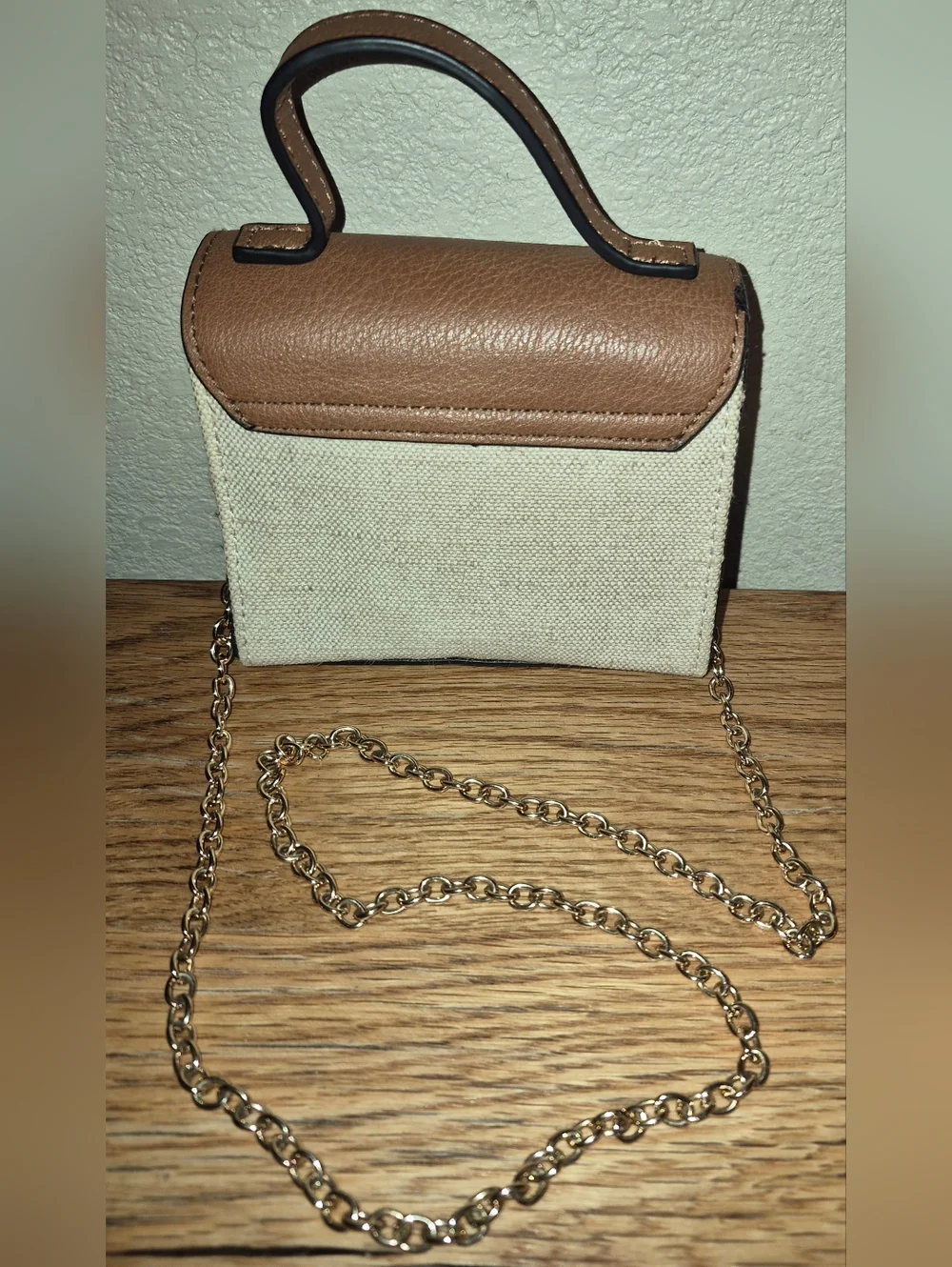 Dune London Classic style with a modern twist, Tan & Brown W/ Gold Accents - Picture 3 of 6